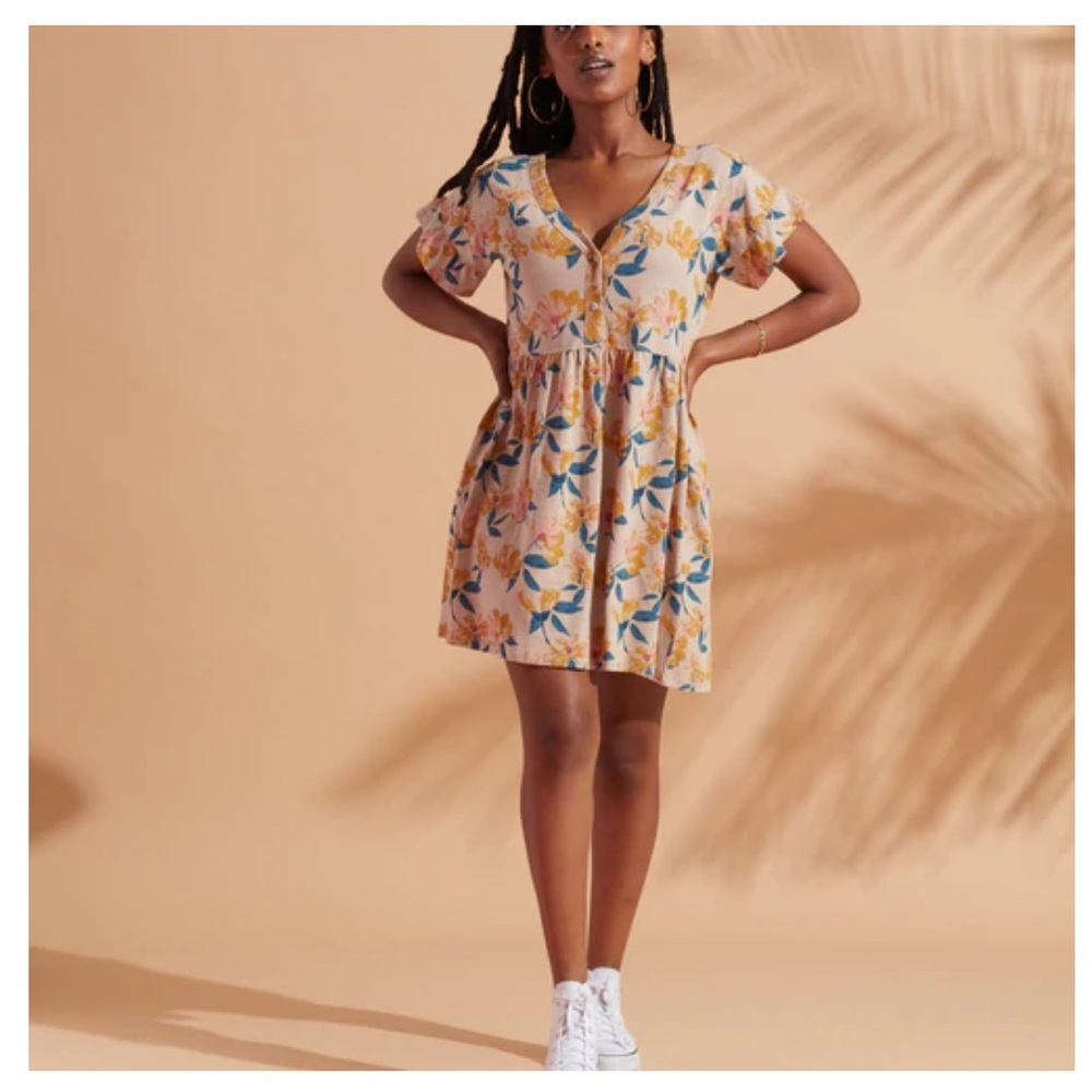 Natural by Known Supply | Organic Cotton Swing T-Shirt Dress